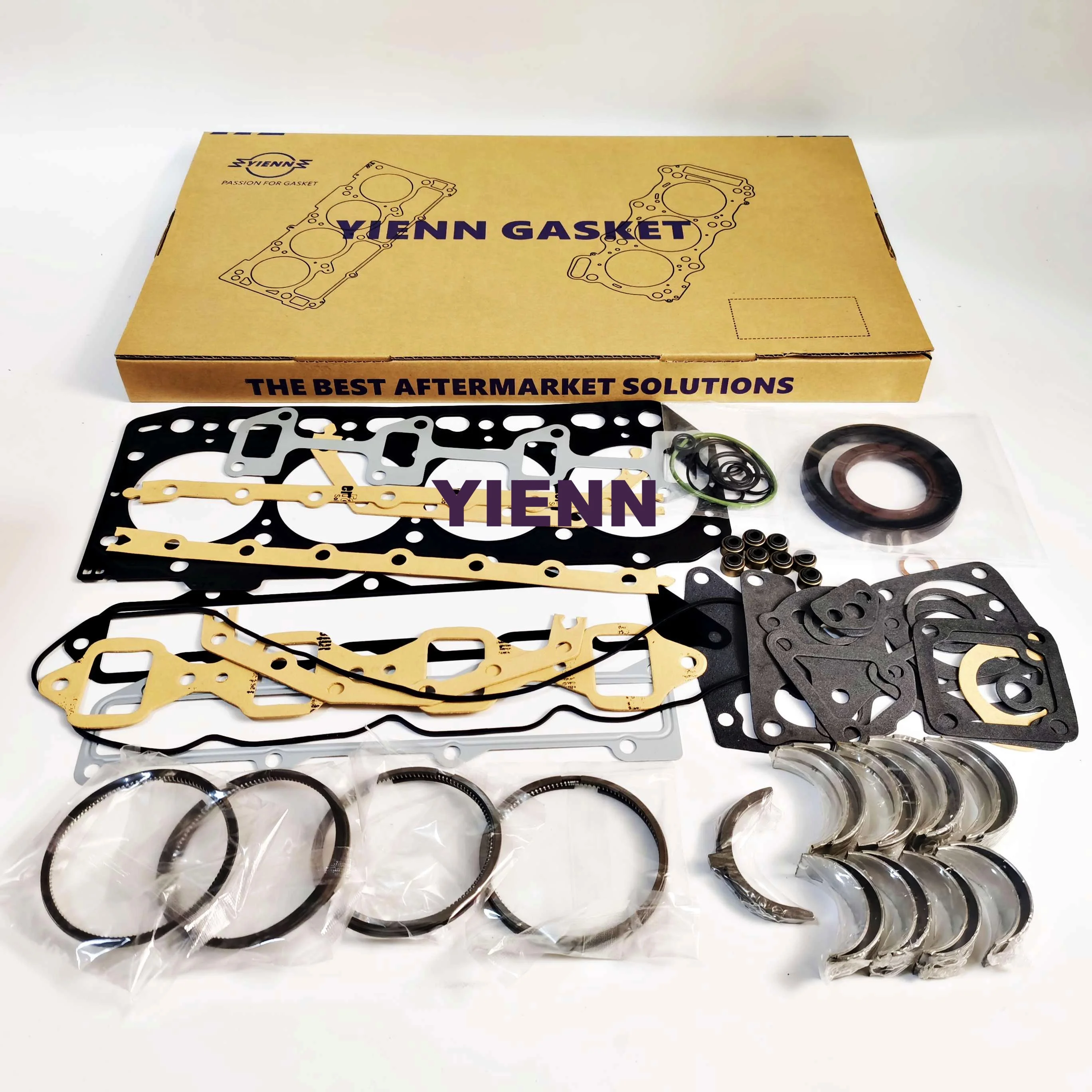 V1902 Overhaul Re-ring Kit For Kubota Diesel Engine Parts Tractor L3602 L3650 Excavator Bobcat 231 331