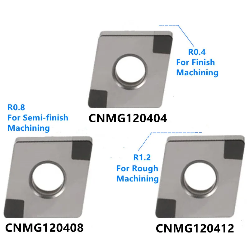 MOS CNC Lathe Cutting Insert CBN CNMG120404 CNMG120408 CNMG120412 Cubic Boron Nitride Machinery Turning Tool for Hardness Steel