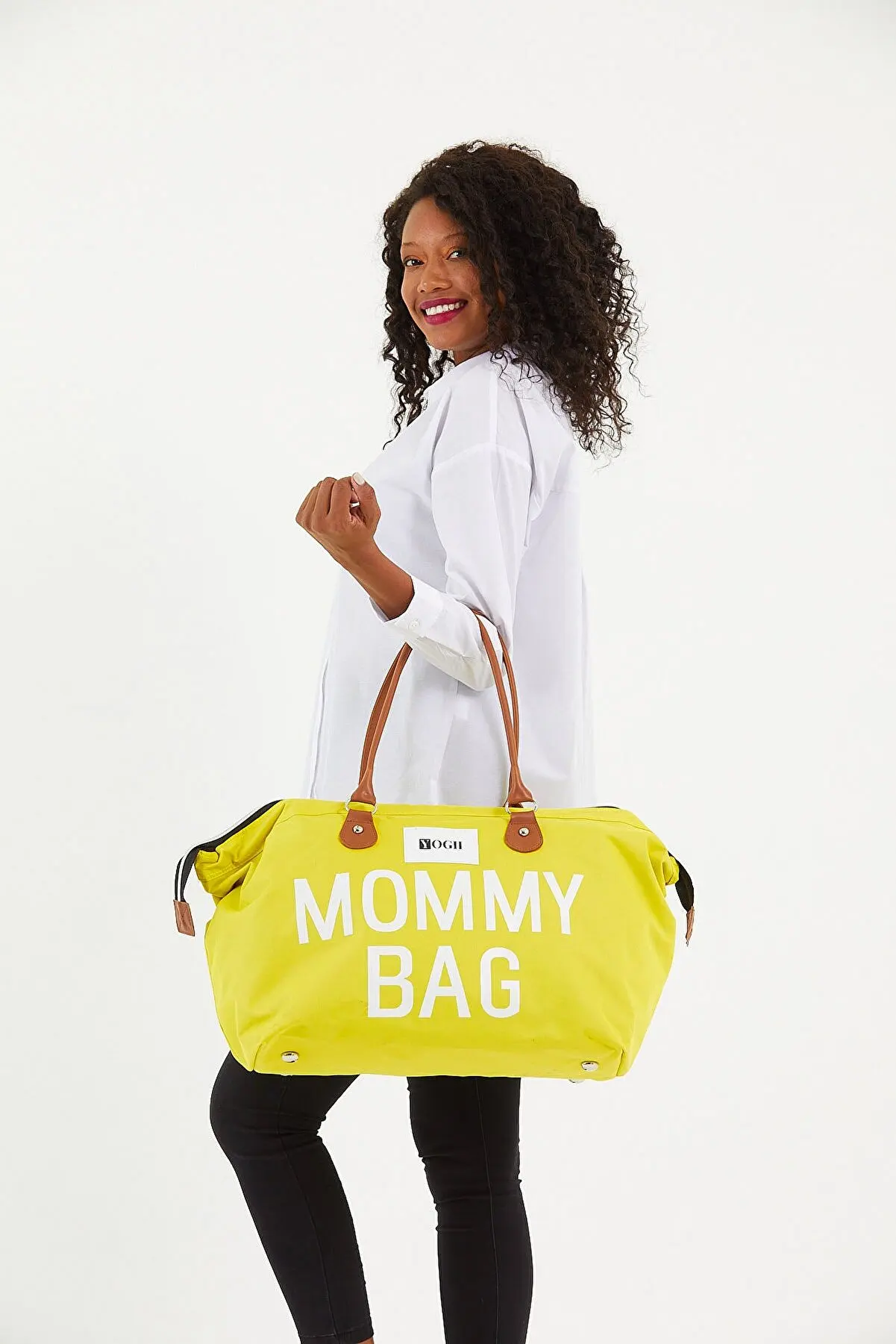 Borsa per mamma borsa per mamma gialla per la cura del bambino e borsa per bebè 2022 borsa per mamma Organizer per passeggino zaino da viaggio per