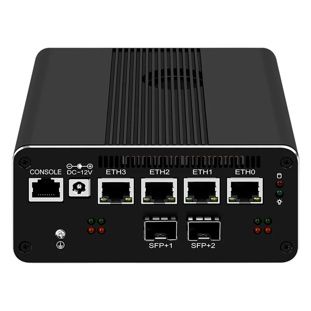 13th Gen Firewall Mini PC Intel i7 1355U i5 1335U 2*10G SFP + Optical 4x i226-V 2.5G Soft Router 2 * DDR5 2 * SATA 4*4K Proxmox Host