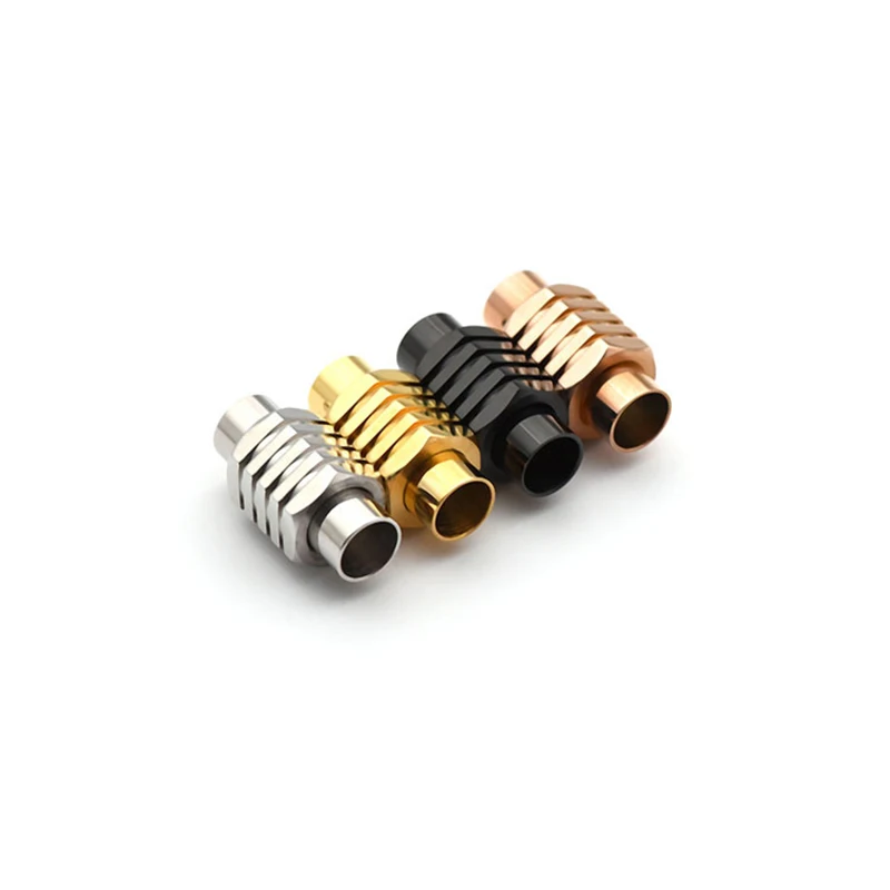 10pcs 3/4/5/6/8mm Hexagonal Shape Stainless Steel Magnetic Clasps Cylinder Fastener Bracelet Buckle Jewelry Making Accessories