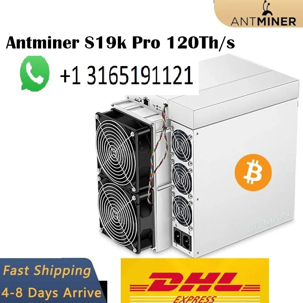 S. Affare caldo acquista 5 ottieni 3 gratis Bitmain Antminer S19k Pro 120 th/s 2760W Bitcoin Miner