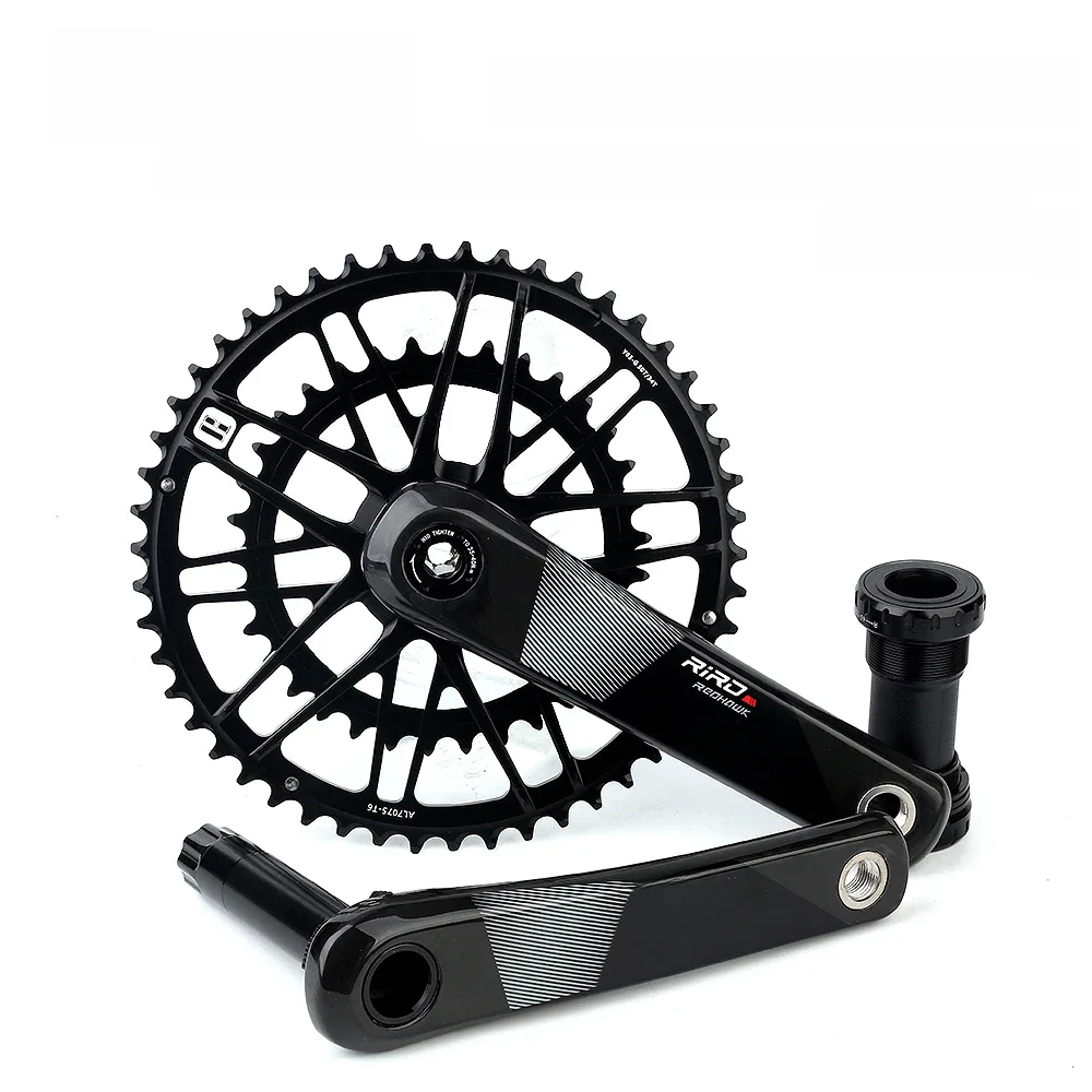 AliExpress riro RIRO Carbon Fiber Crank Road Bike 11/12 Speed 50-34/53-39T Direct Mount Bicycle Crankset 170mm