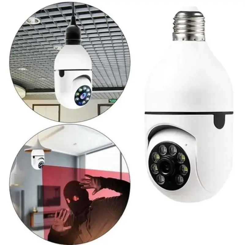 Yoosee-cámara de seguridad IP inalámbrica 360, WiFi, con boquilla de enchufe, Ptz, visión nocturna Full HD, bivolt