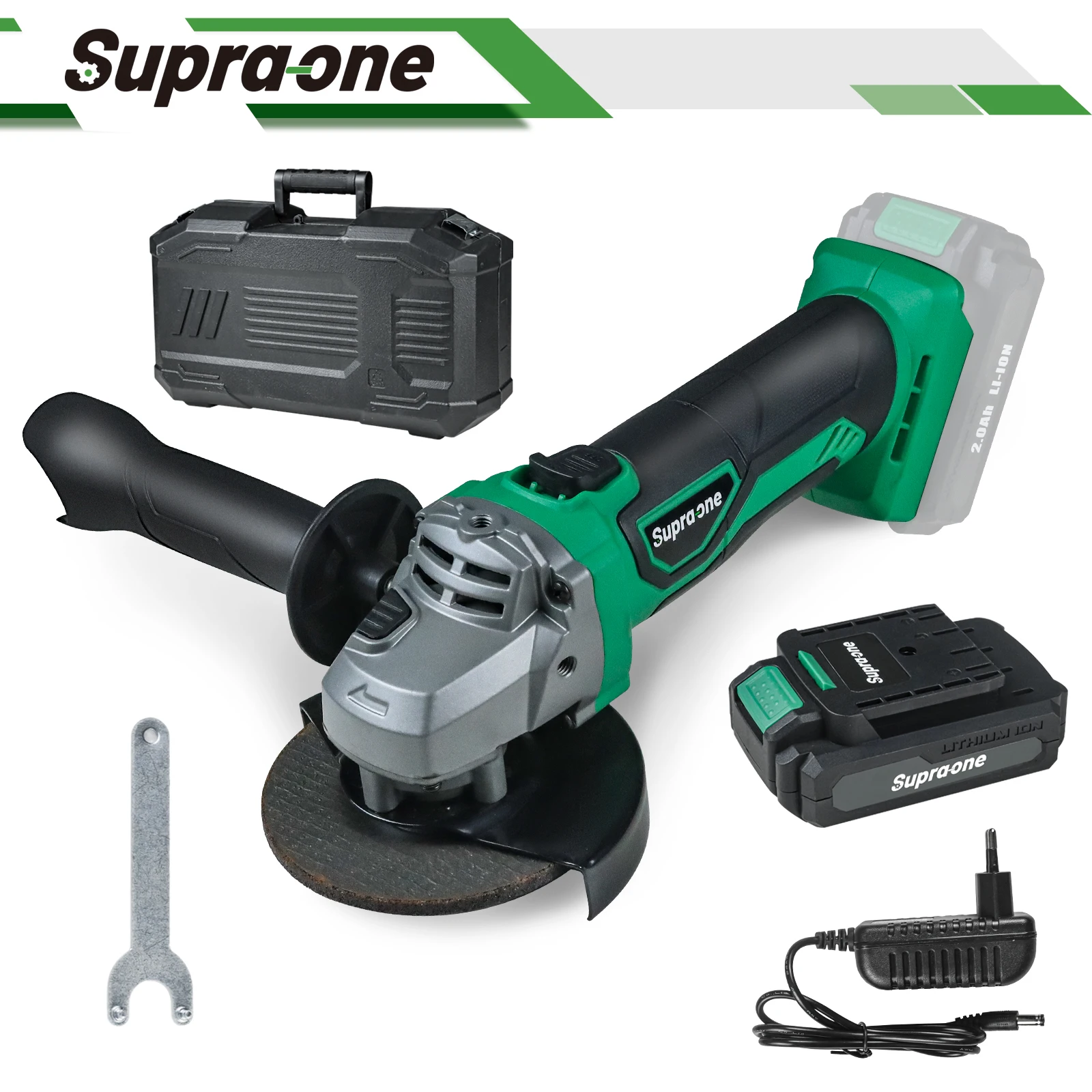 

SUPRAONE125mm Brushless Angle Grinder 3 Gears Cordless Efficient Wood Cutting Polishing Power Tool For Makita 20V Battery