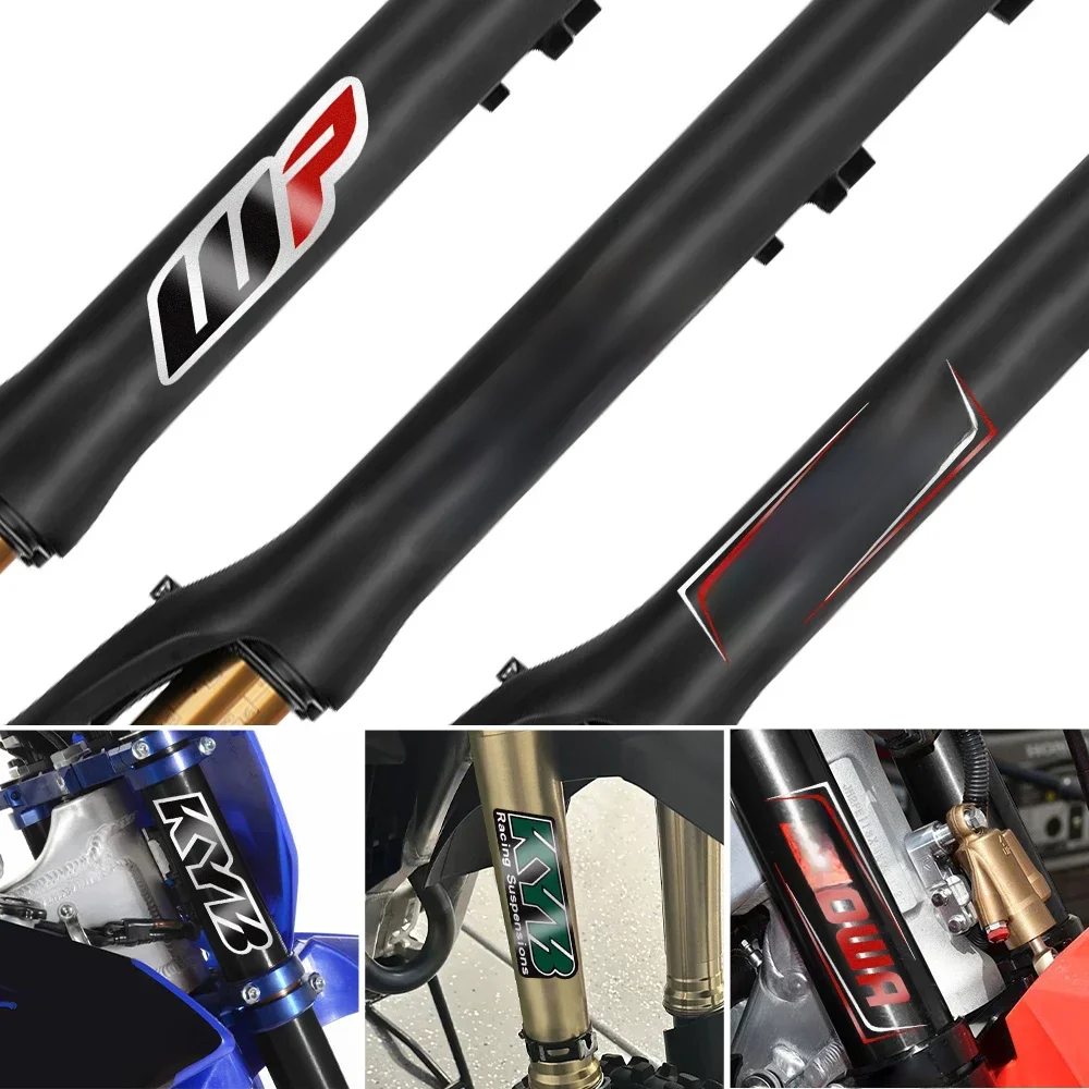 AliExpress Universal Motorcycle Bicycle Sticker Moto Bicycle Fork Suspension Kyb Wp Showa Creative Text Decal