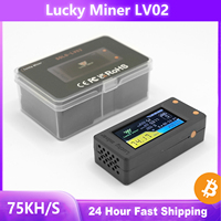 Bitcoin Miner Lucky Miner LV02 SHA256 74KH/S BTC SOLO Mining  Silent Mining Machine ASIC Mining Crypto Miner Lottery Device