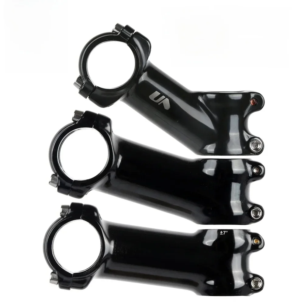 AliExpress NONE UNO Ultralight Light Black Stems Bike  7 17 35 Degree MTB Road Stem Fork 28.6 31.8mm 60/70/80/90/100/110/120/130mm Bicycle Riser