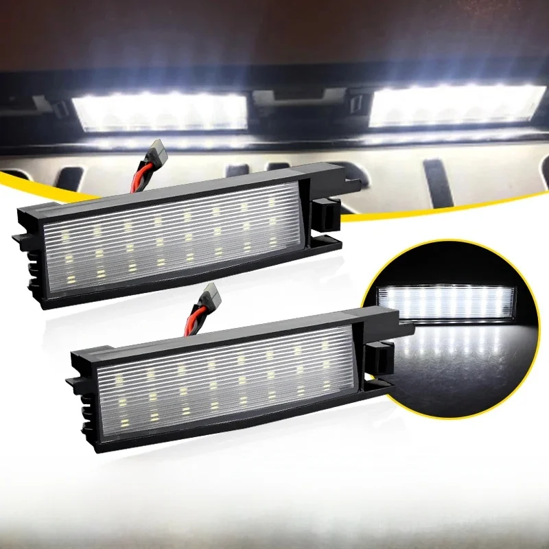 2 feux de plaque d'immatriculation Led pour Toyota Yaris 1999 – 2005 RAV4 2006-2015 Auris II 2012-2018 Corolla iM Camry Solara Avalon IQ