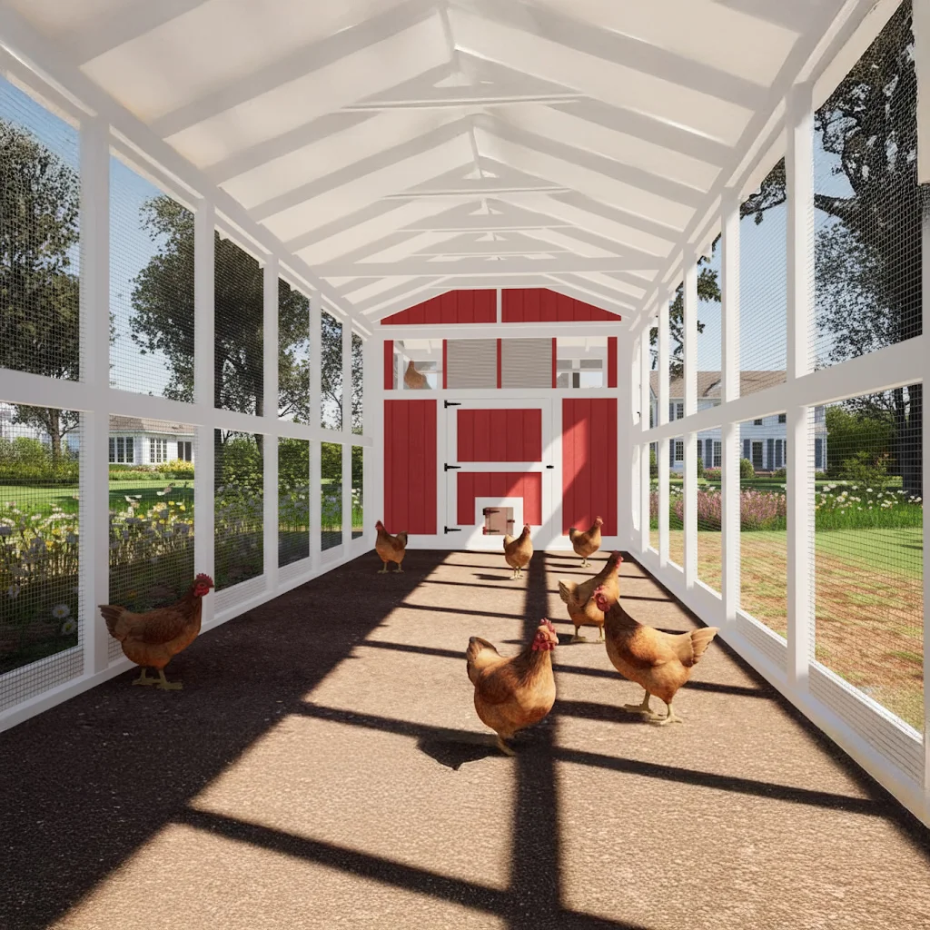 خطط حظيرة الدجاج المشي 24 دجاجة - خطط مطبوعة لسقيفة الدجاج