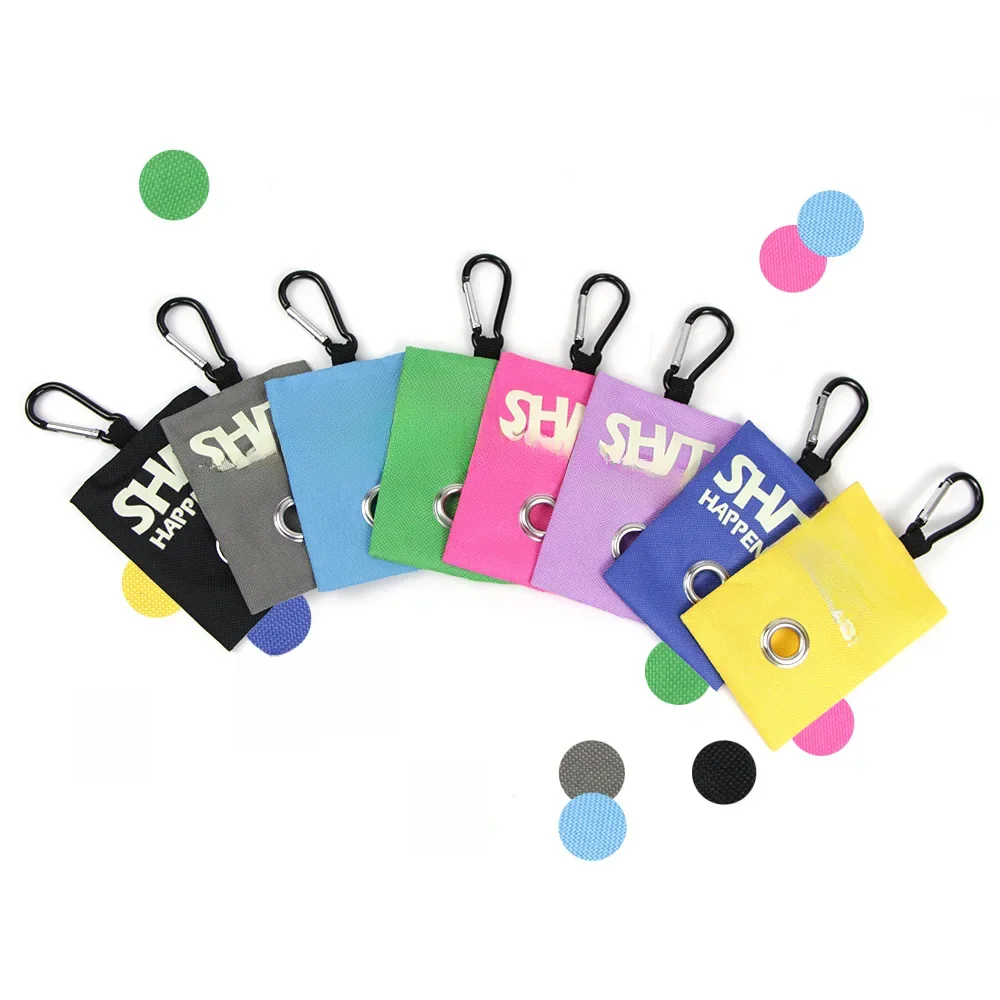 Distributeur de Sacs à Excréments en Toile pour Animaux de Compagnie, Fournitures Portables pour Chiens et Chats, Support de Sacs à Excréments, Ramassage en Plein Air