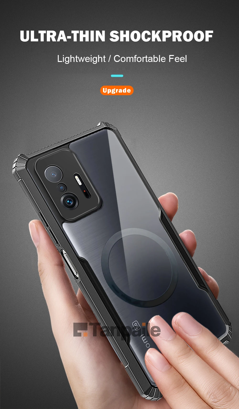 Ultra Thin Magnetic Case For Xiaomi 11T 12T Pro Mi 10T Mi12T Mi11T