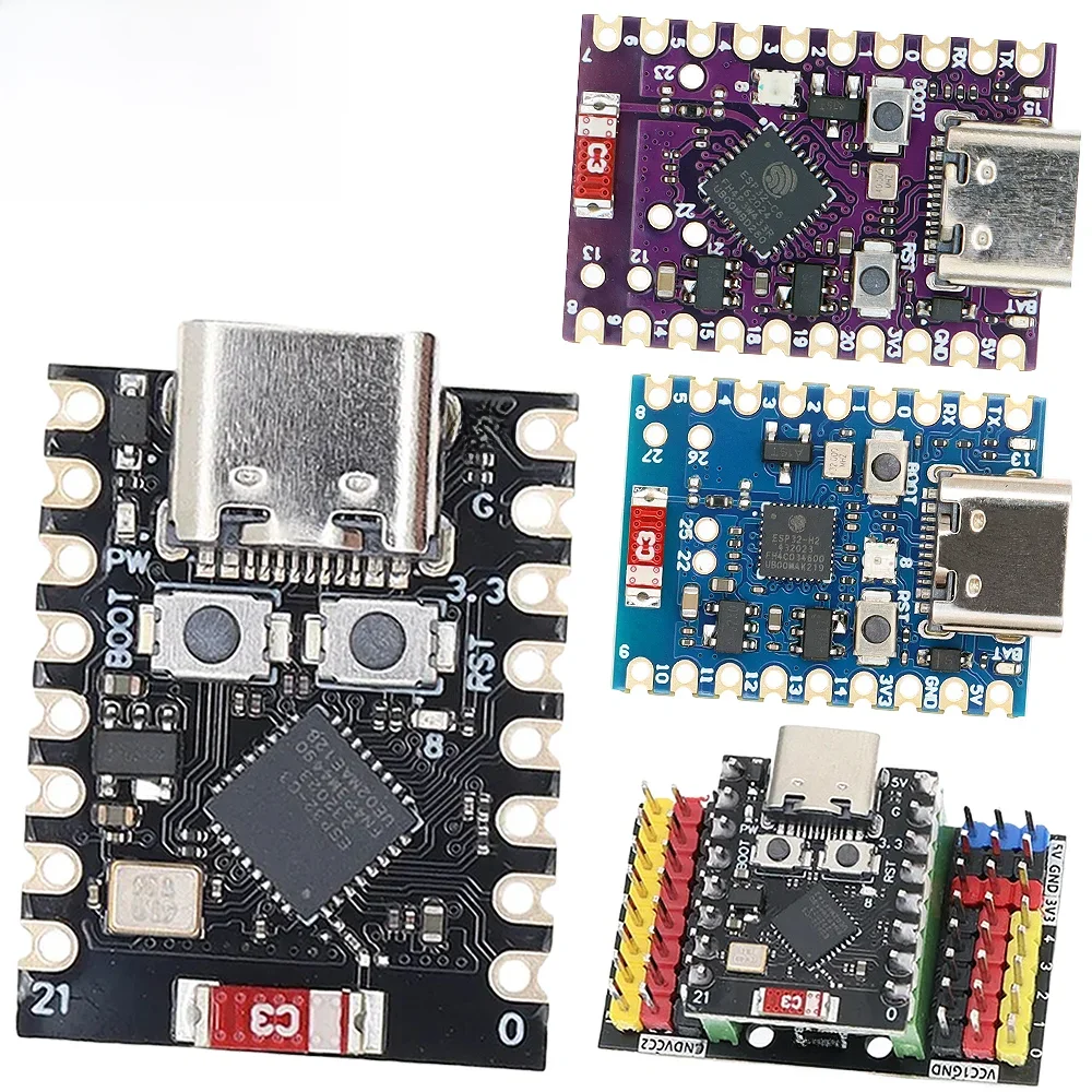 TENSTAR ESP32 C3 SuperMini ontwikkelingsbord ESP32-C3 WiFi Bluetooth-module - afbeelding 2