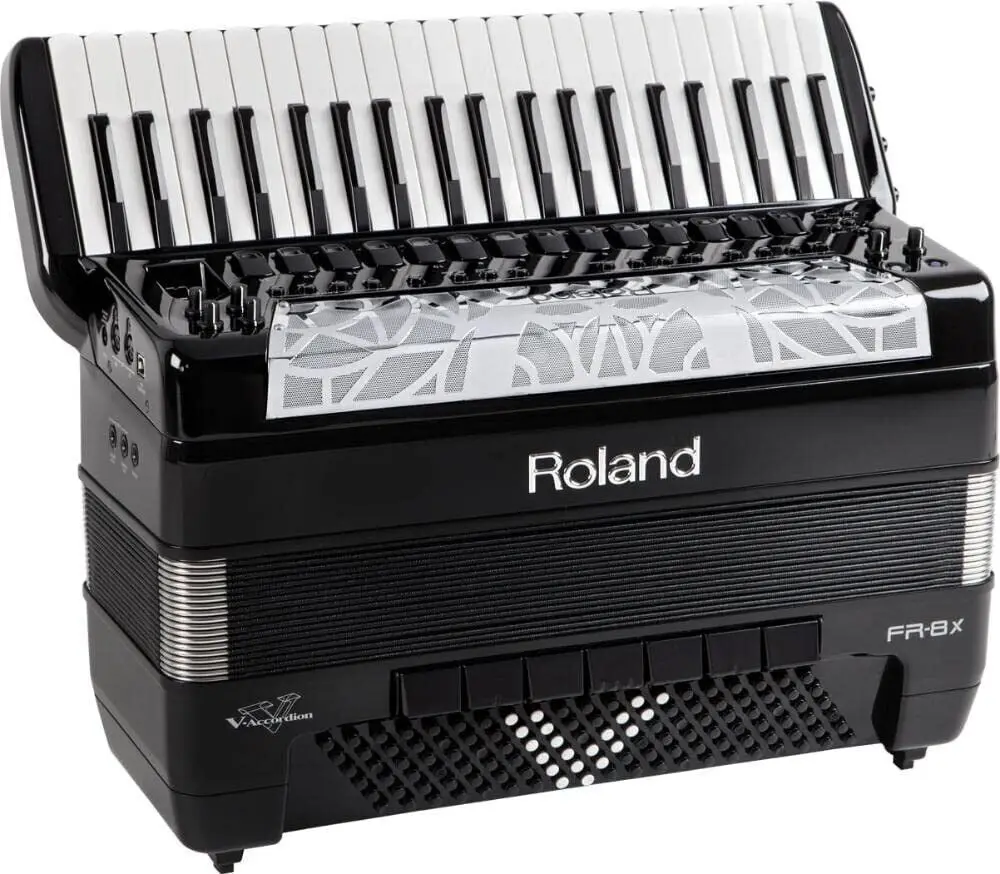 

INSTANT SHIPPING ON FR-8X Roland V-accordion Keyboard Type BK Black 41 keys 120 base