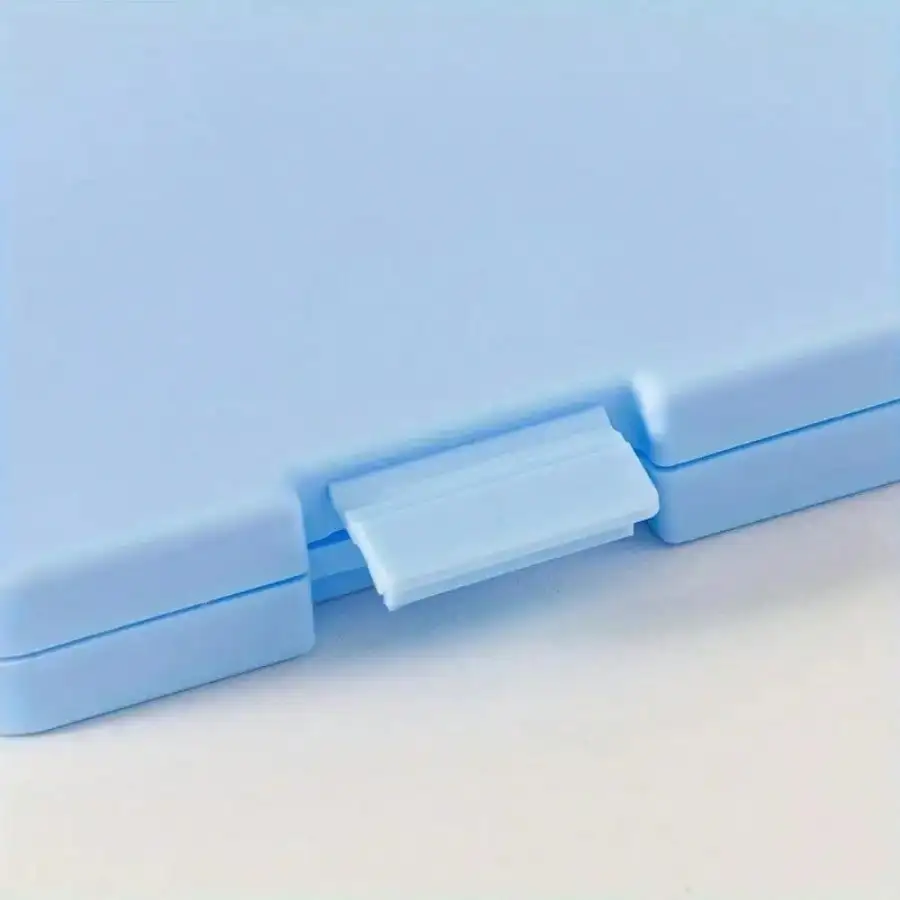 Scatola portaoggetti per cartelle colorate da 2 pezzi, scatola portaoggetti per carta di prova con apertura laterale, adatta per riporre e organizzare specifiche ai studenti