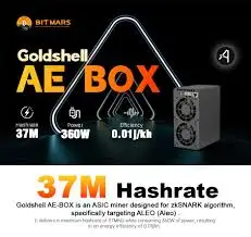 FA BUY 5 GET 3 FREE Goldshell AE Box Aleo (37MH/s) - PC PRAGUE