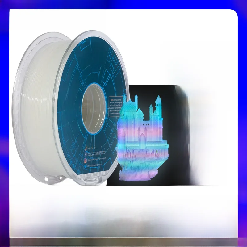 GEEETECH Glow PLA 1.75mm 1kg Świecący w Ciemności Filament do Druku 3D, Lampka Nocna, Luminous, 8 Kolorów, Materiał do Drukarek 3D, Magazyn Zagraniczny — zdjęcie produktu 7
