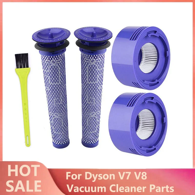 Hepa Pre-Filter Post Filter For Dyson V7 V8 Vacuum Cleaner Replacement Filter Element Combination Household Filters Accessories