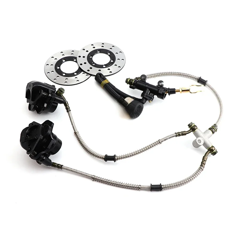 AliExpress NONE Double Hydraulic Disc Brake Master Cylinder Foot Brake Pump Assembly For 125cc 150cc 200cc 250cc ATV Go Kart UTV Buggy Quad Bike