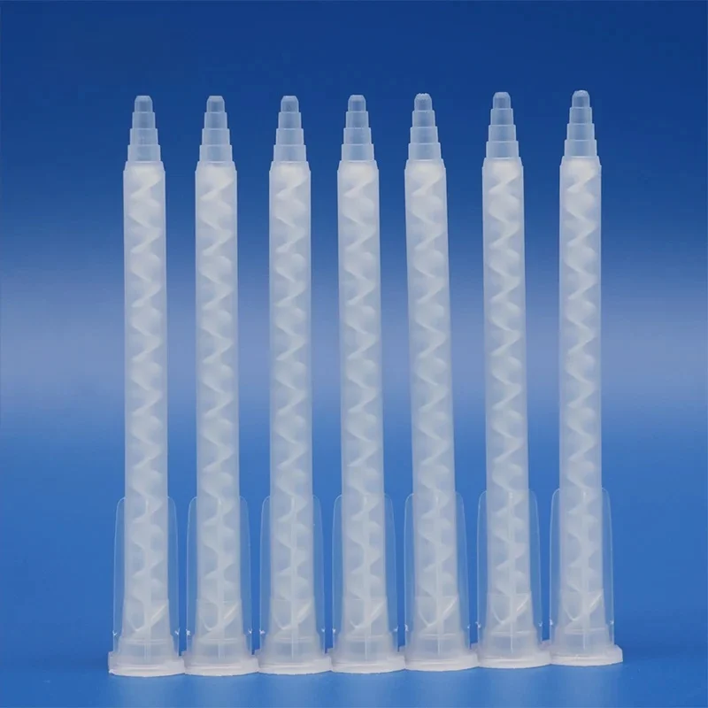 Series 190 Disposable Plastic Spiral standard Bayonet connection Mixer for use with 50mL two-component cartridges ARALDITE glue