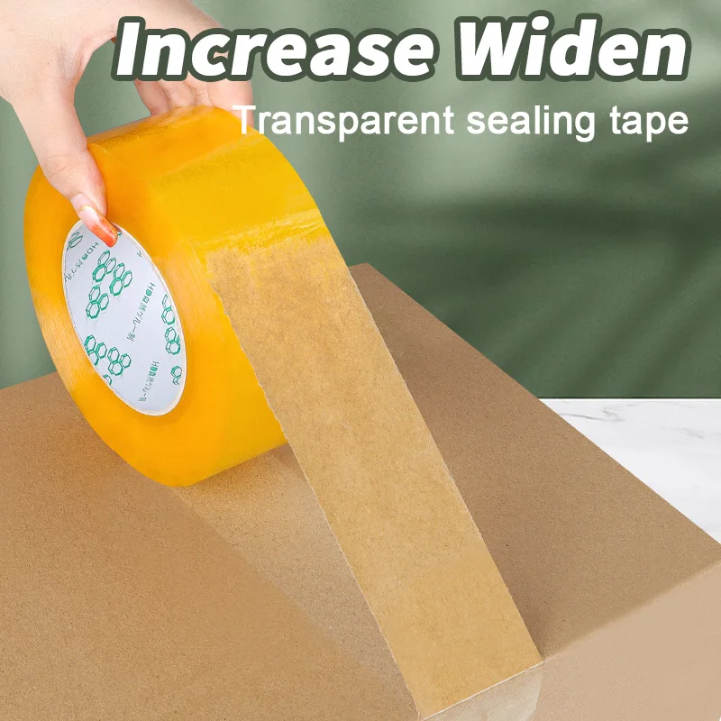 Yellow Carton Sealing Tape, Packing Tape, Moving Tape Shipping Packaging Tape,Designed for Packing, Shipping and Mailing