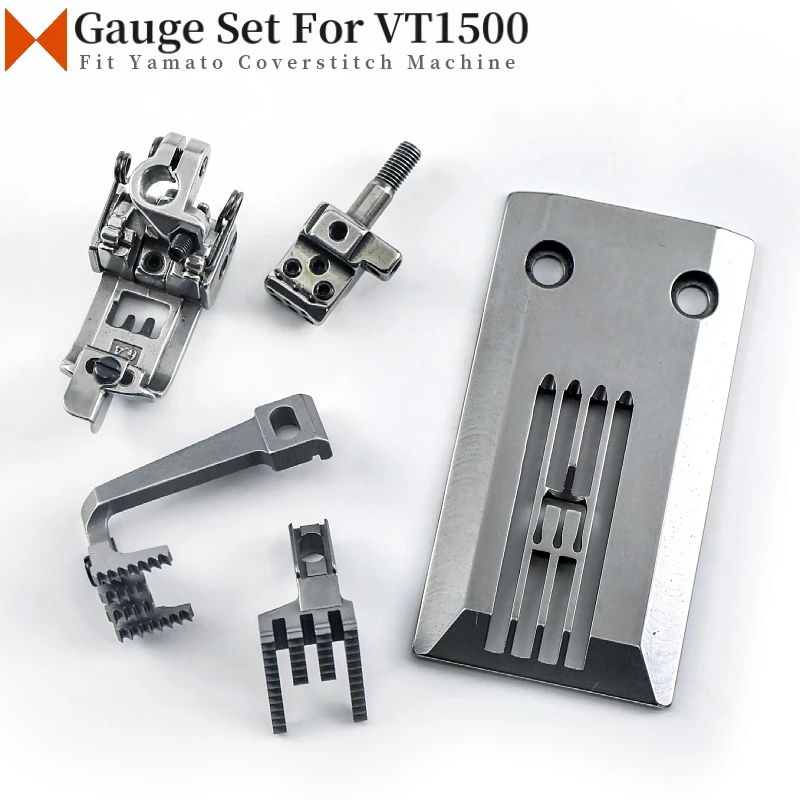 

6.4mm Gauge Set For Yamato VT1500 Feed-up-the-Arm Interlock Stitch Sewing Machine 6507014 6508059 6509104 6509005 6509015