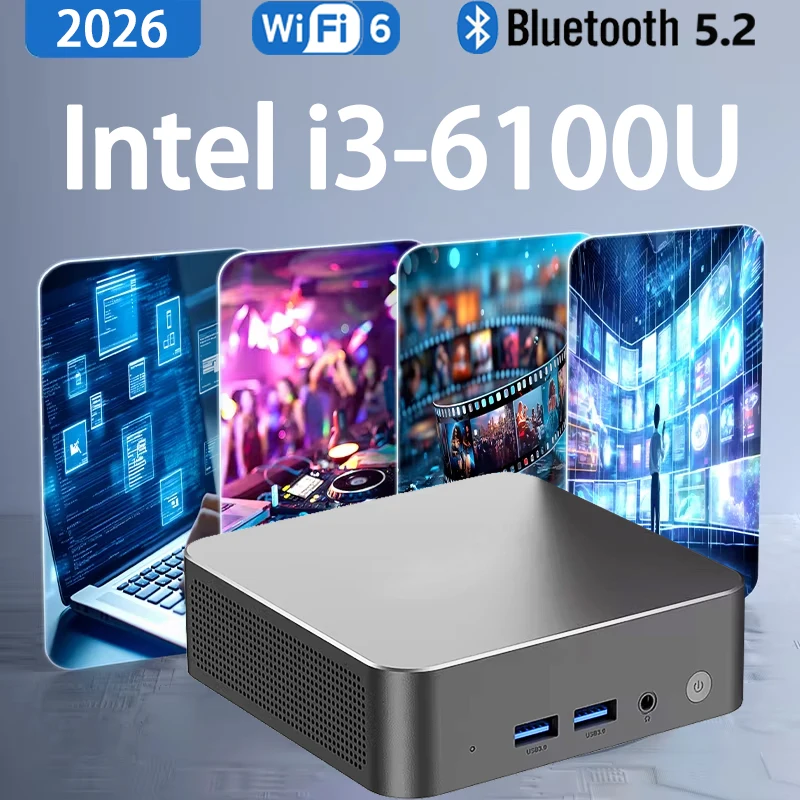 Mini PC FUCHU Intel Core i3 16GB