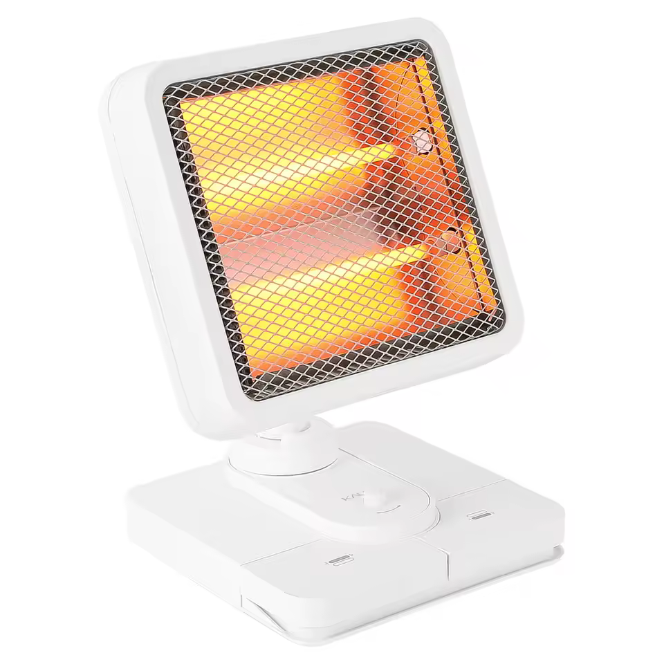 풋터치 접이식 가정용 사무실 전기 석영관 히터 발난로 전기스토브
