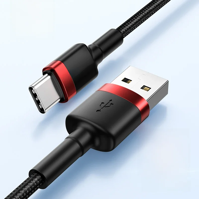 Baseus kabel USB C typ C kabel do Samsung S20 S10 Qucik 3.0 kabel USB C przewód telefoniczny kabel USB typu C do Xiaomi — zdjęcie 2