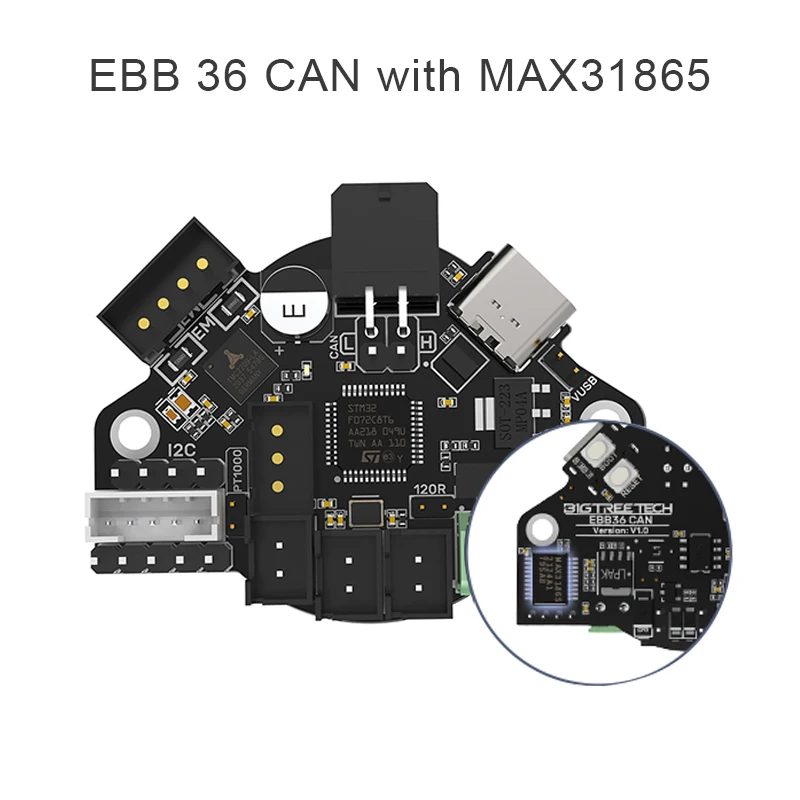 Bigtreetech EBB36 Btt EBB42 Kan Adapter Board Voron Canbus 3D Printer Accessorie Voor Klipper Hotend Ender3 Upgrade Fly-Sht board - afbeelding 1