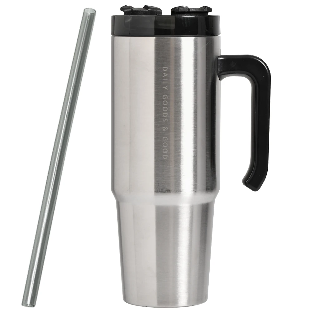 디지지 파스텔 스텐 진공 냉온 텀블러 900ml+전용 빨대 - 3