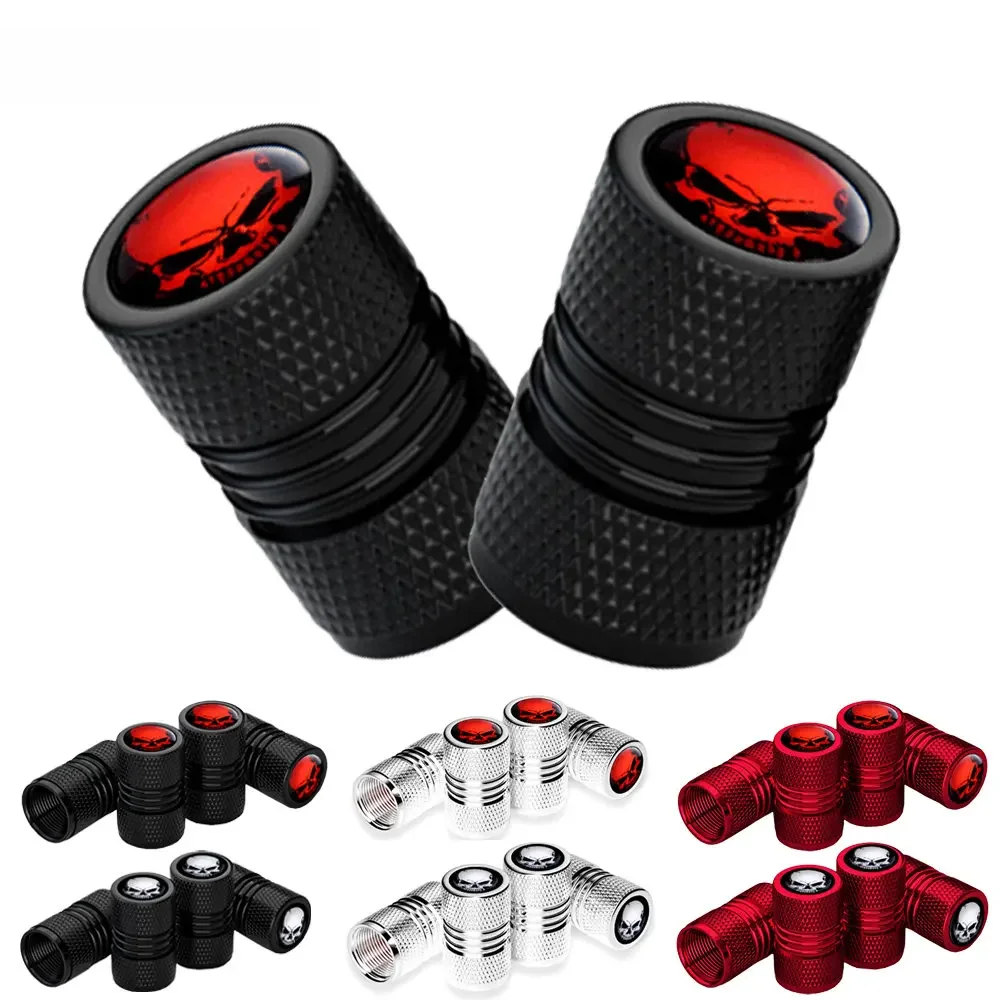 AliExpress AUTCOAT Aluminum Tire Valve Caps, With Rubber Ring, Dust Proof Cover Universal fit for Cars, SUVs, Bike and
