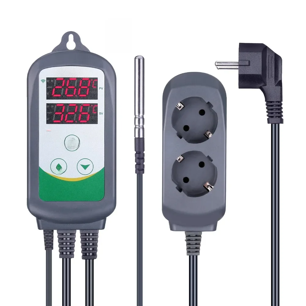 INKBIRD ITC-308 i 308WIFI ue podłącz inteligentne ogrzewanie Regulator temperatury chłodzenia termostat Regulator do szklarni domowe warzelnictwo — 2