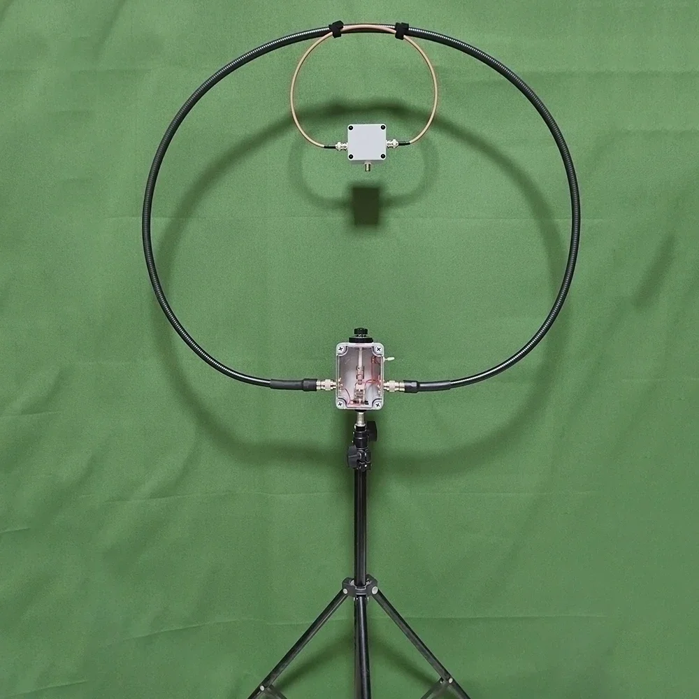 2025 nieuwe 20 W QRP kortegolf radio kleine lus antenne 3.5--22 MHZ transparant model - afbeelding 2