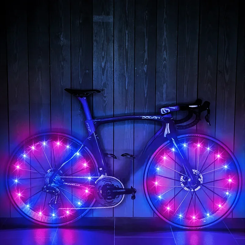 AliExpress RPXBGUCKARHG NEW Colorful Rainproof LED Bicycle Wheel Lights Front and Rear Spoke Lights Cycling Decoration Tire