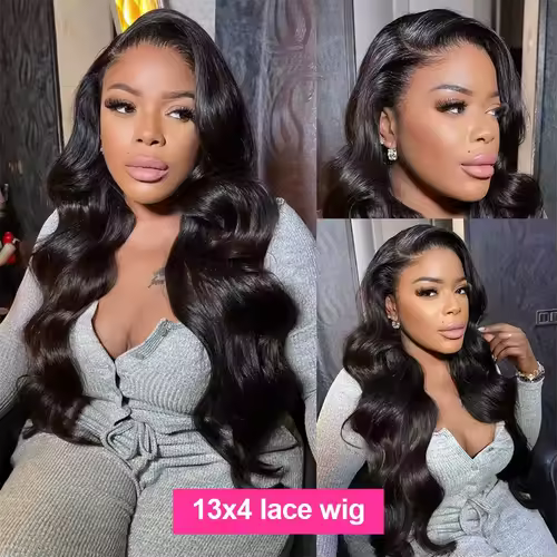 300 Density 30 36 Inch Body Wave Lace Frontal Human Hair Wigs 13x6 13x4 Remy Transparent 5x5 Glueless Wig Lace Front Wig - Image 3