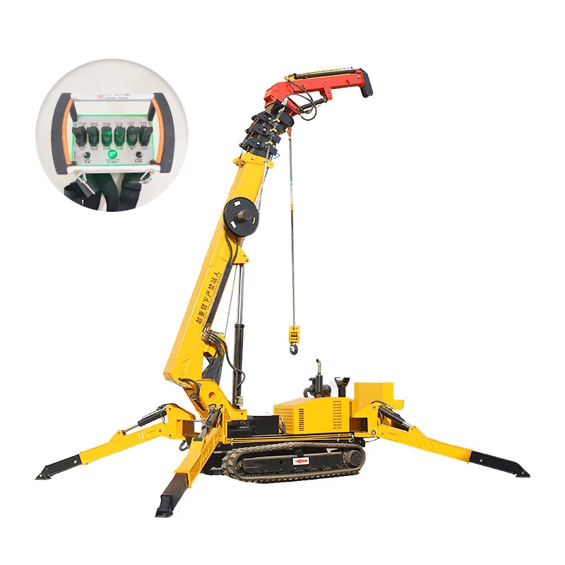 

Mini Construction Crawler Lifting Crane 10 Ton Spider Crane For Sale
