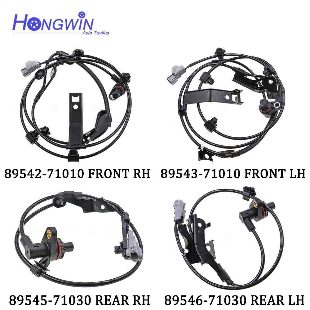 Front Rear ABS Wheel Speed Sensor For 05-15 Toyota Fortuner KUN51 Hilux VII MK6 2.5TD 3.0TD 89546-71030 89545-71030 89543-71010