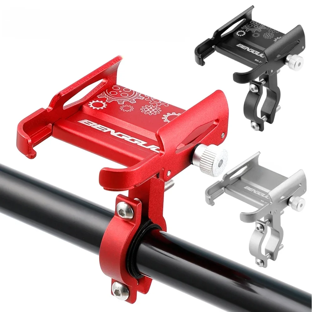 AliExpress APWIKOGER Bicycle Phone Holder For 3.5-6.8 inch Phone Accessories MTB Road Bike Motorcycle Electric Bicycle Mount Support Handlebar Clips