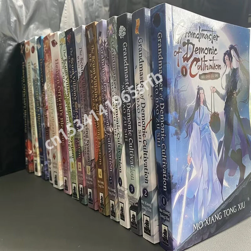 Mo Xiang Tong Xiu collezione romanzo Heaven benedizione ufficiale Tian Guan Ci Fu Mo Dao Zu Shi Ren Zha Fanpai BL Fiction Book MXTX