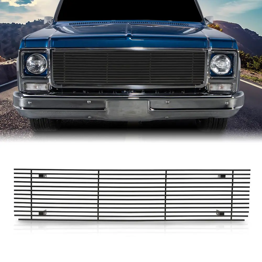 

Черная заготовка решетки подходит для Chevy Gmc C/K Pickup/Suburban 1973-1980 гг.