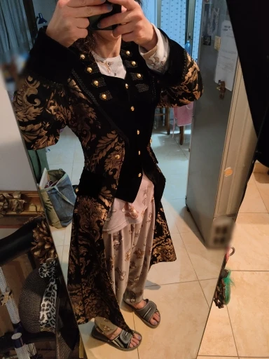 Manteau Gothique Brocart