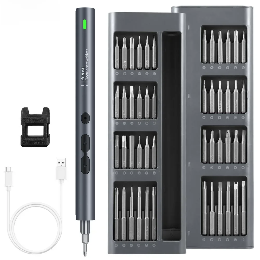 28/62/120 in 1 Electric Screwdriver Precision Set Power Tool Rechargeable Magnetic Small Bit for Xiaomi Mobile Cell Phone Repair