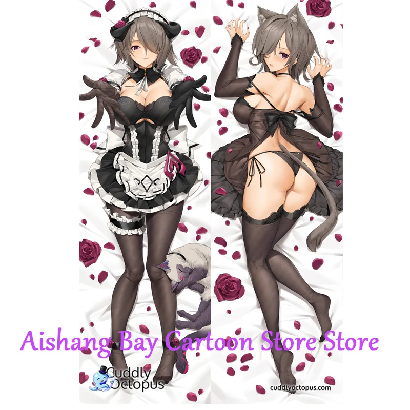 Dakimakura Anime Pillow Cover Rita Rossweisse Double Sided Print Life-size Body Decoration