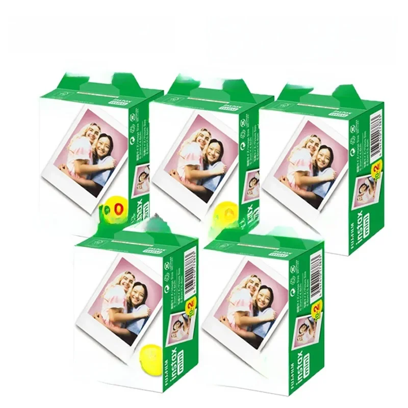 10-100 arkuszy Fuji Fujifilm instax Mini 12 11 9 7+ 90 25 50 Film Camera 3 Inch White Edge Films Instant Mini Camera Photo Paper — zdjęcie 2