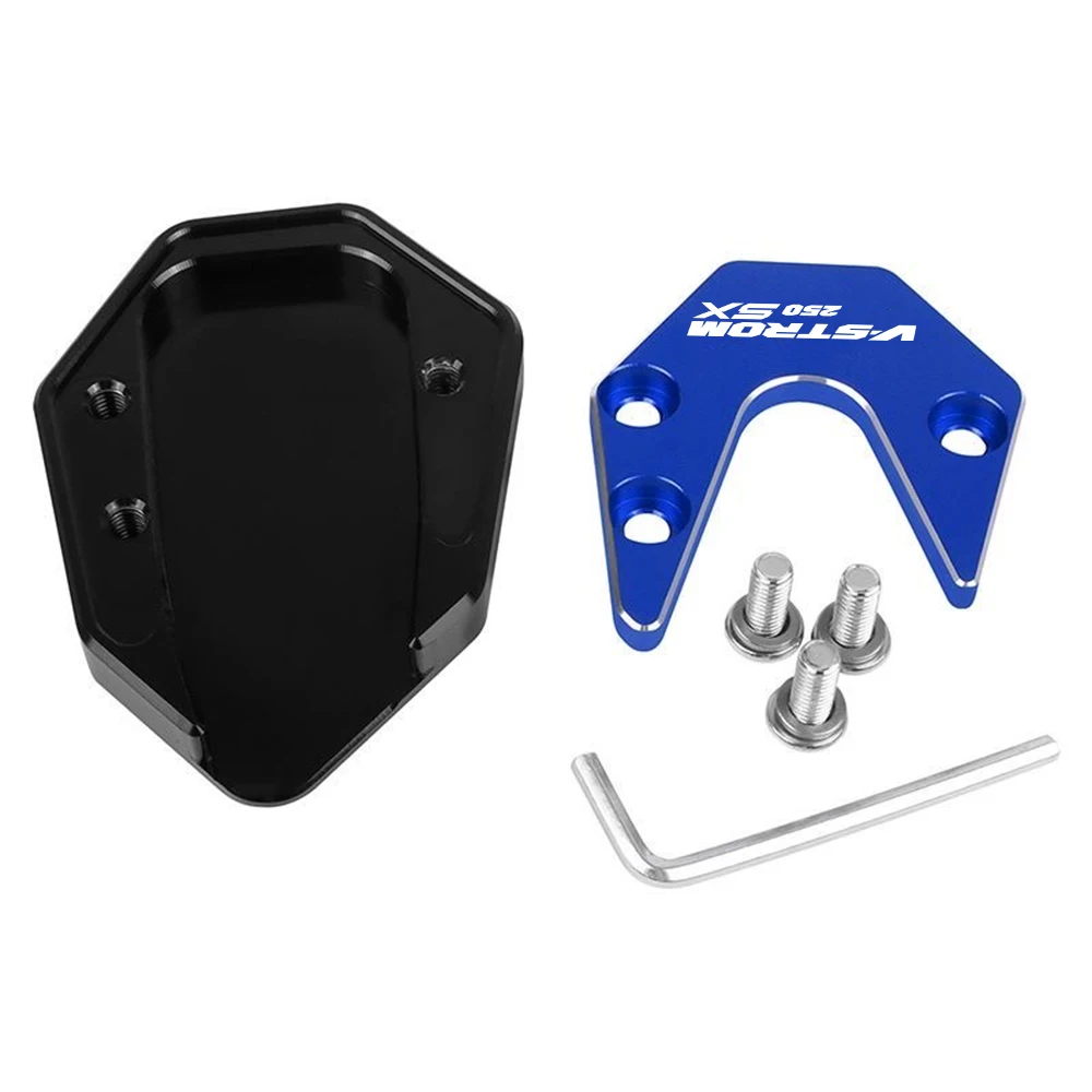 For V-strom 250sx vstrom 250sx Motorcycle Kickstand Foot Side Stand Extension Pad Support Plate