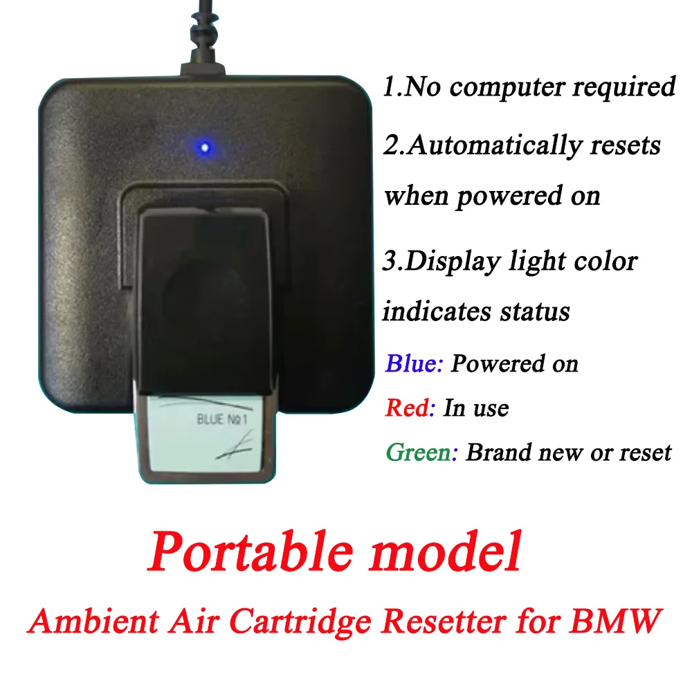 Ambient Air Cartridge Resetter for BMW X3 X5 X6 X7 5/6/7 Series Fragrance Fresher Smart Box Chip Activator Tool Car accessories