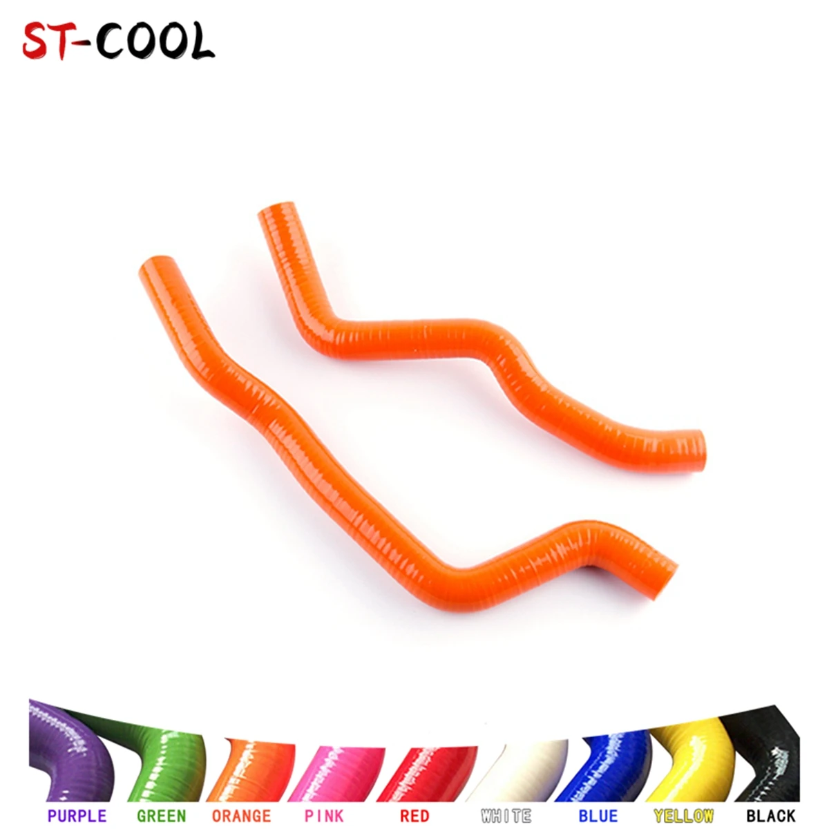 FOR KTM 450 SX 450SX 2009 2010 2011 ATV Radiator Coolant Hoses Silicone Tubes Piping Kit 2Pcs 10 Colors