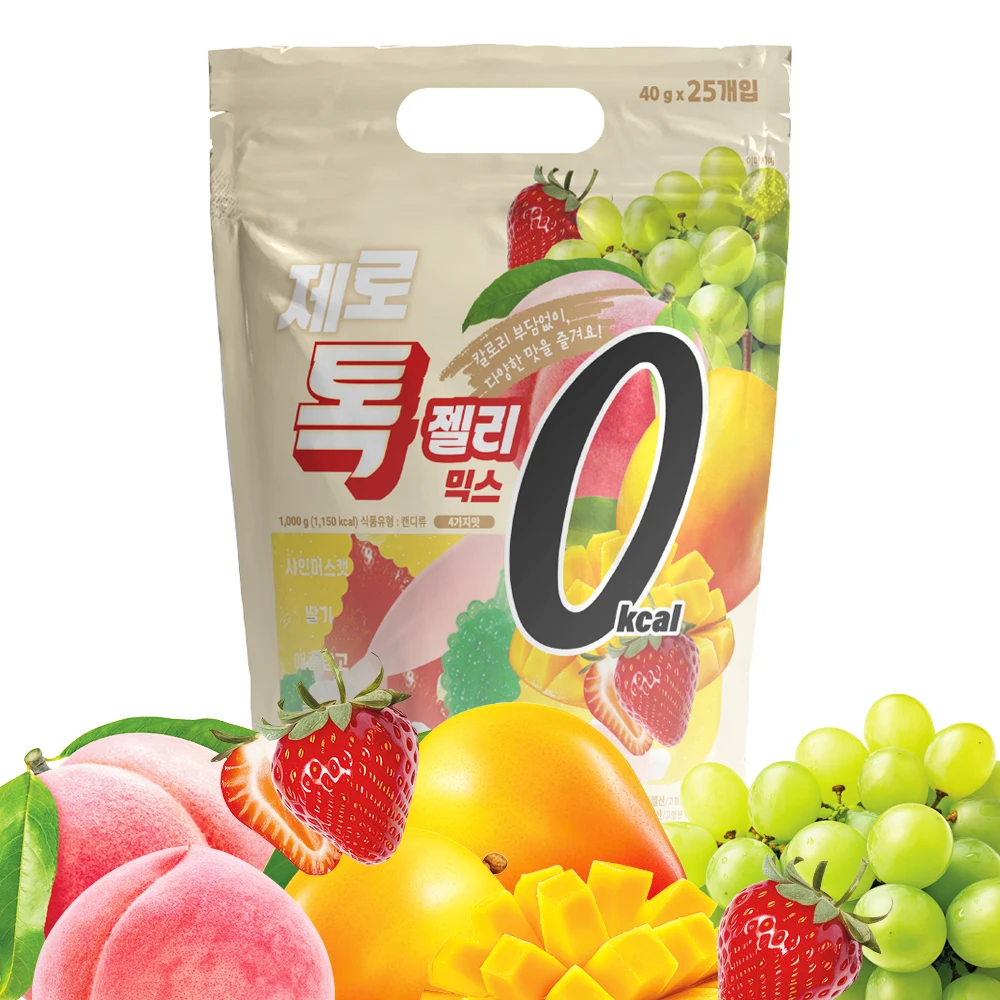 1kg (40g x 25 pieces) zero-Tok jelly mix 0 calories diet large capacity fruit jelly-free sugar