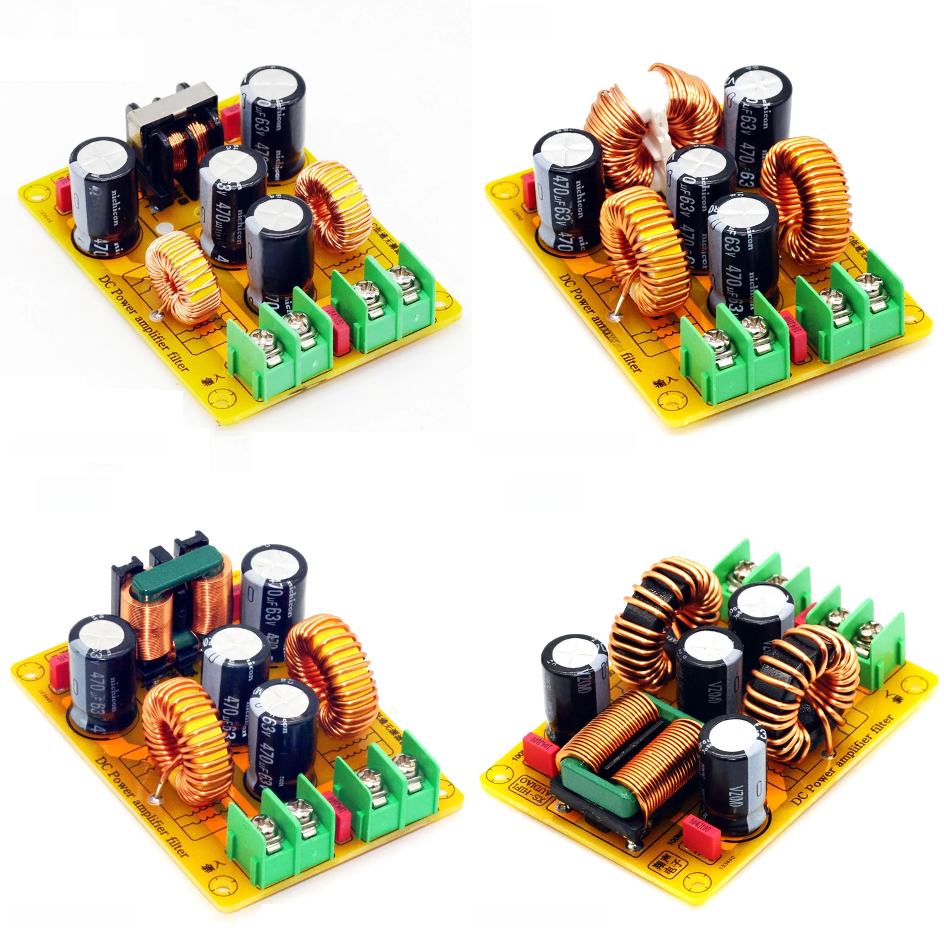 2A 4A 10A 20A DC LC Tiefpass-Netzfilter EMI EMC 12V 24V AUTO Audio Hochfrequenz-Rauschfilter Schaltnetzteil Welligkeit